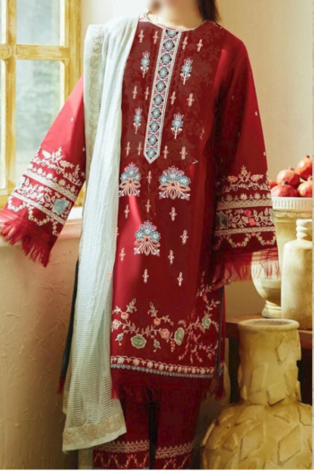 ASIM JOFA LUXURY COLLECTION – 3Pcs On Lawn – Women’s – Unstitched