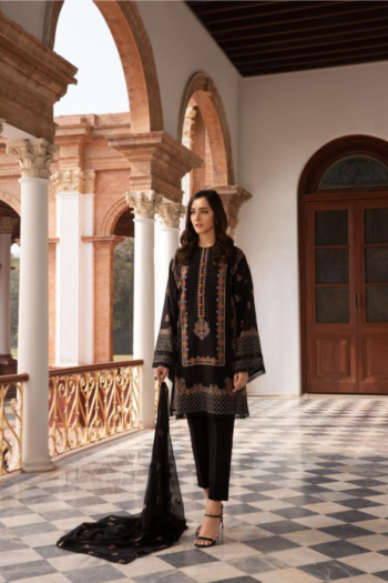 BAREEZE SUMMER COLLECTION – 3Pcs On Lawn – Women’s – Unstitched