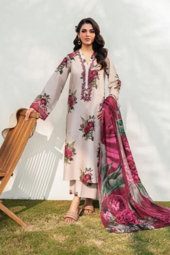 IZNIK – 3PCS LAWN EMBROIDERED – WOMEN’S – UNSTITCHED