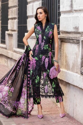 MARIA B MPRINT 3PCS LAWN– WOMEN’S – UNSTITCHED