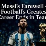 Messi’s Farewell – Football’s Greatest Career Ends in Tears at MetLife Stadium