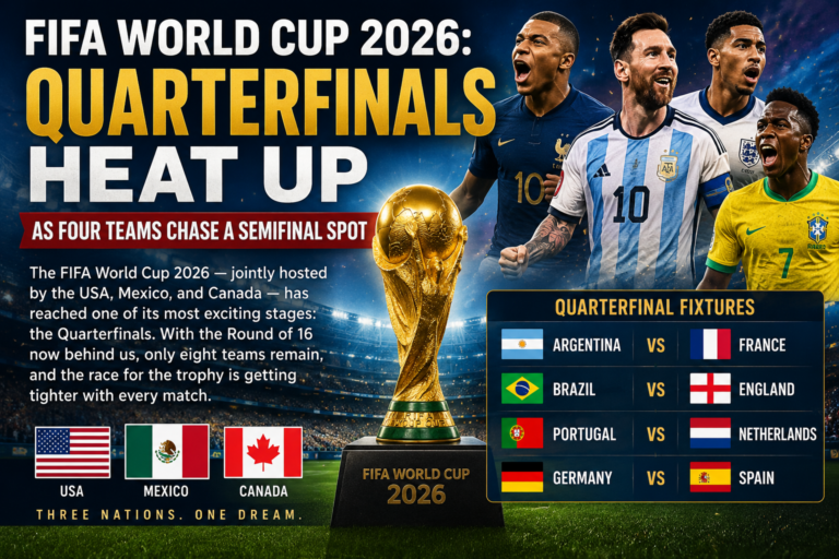 FIFA World Cup 2026: Quarterfinals Heat Up as Four Teams Chase a Semifinal Spot