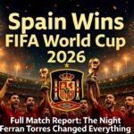Spain Wins FIFA World Cup 2026 – Full Match Report: The Night Ferran Torres Changed Everything