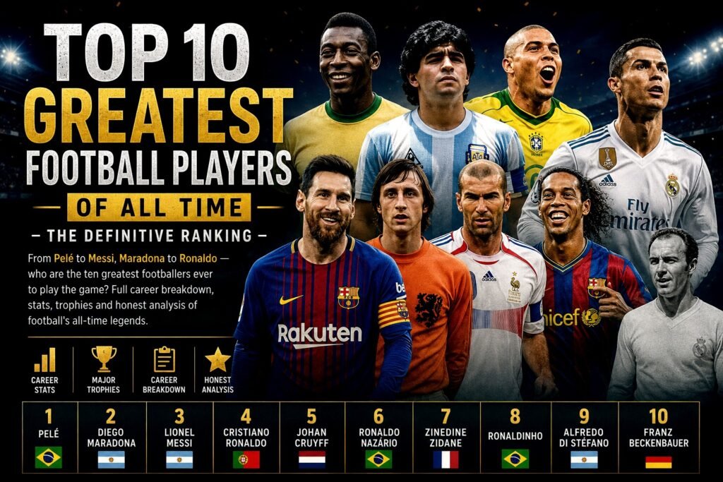 Top 10 Greatest Football Players of All Time – The Definitive Ranking