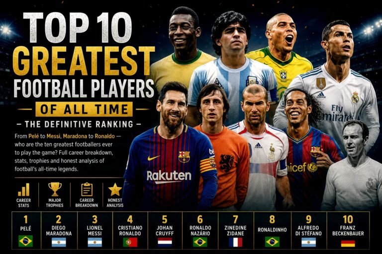Top 10 Greatest Football Players of All Time – The Definitive Ranking