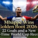 Mbappé Wins Golden Boot 2026 – 22 Goals and the Greatest World Cup Scoring Career in History