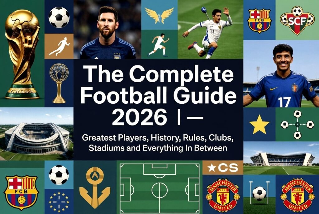 The Complete Football Guide 2026 – Greatest Players, History, Rules, Clubs, Stadiums and Everything In Between