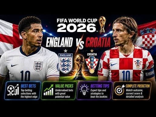 England vs Mexico – FIFA World Cup 2026 Round of 16 Prediction